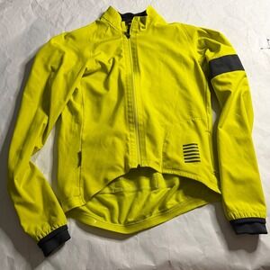 Rapha Pro Team Zip Jacket Cycling Long Sleeve Winter Yellow Forcats Route Mens M